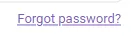 Capture d’écran : Sur la page de connexion, cliquez sur Forgot password?