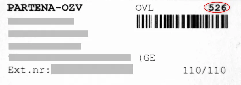 Capture d’écran : Le numéro de chaque mutualité figure sur la vignette du patient. Voici deux exemples de l’endroit où…