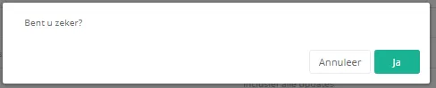 Capture d’écran : Cliquez sur le bouton oui pour confirmer votre choix.