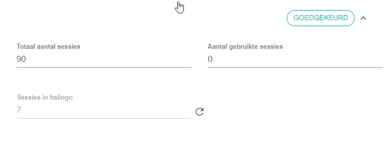 Screenshot: Sessions in Halingo is the number of sessions registered in Halingo as appointments. A session always…