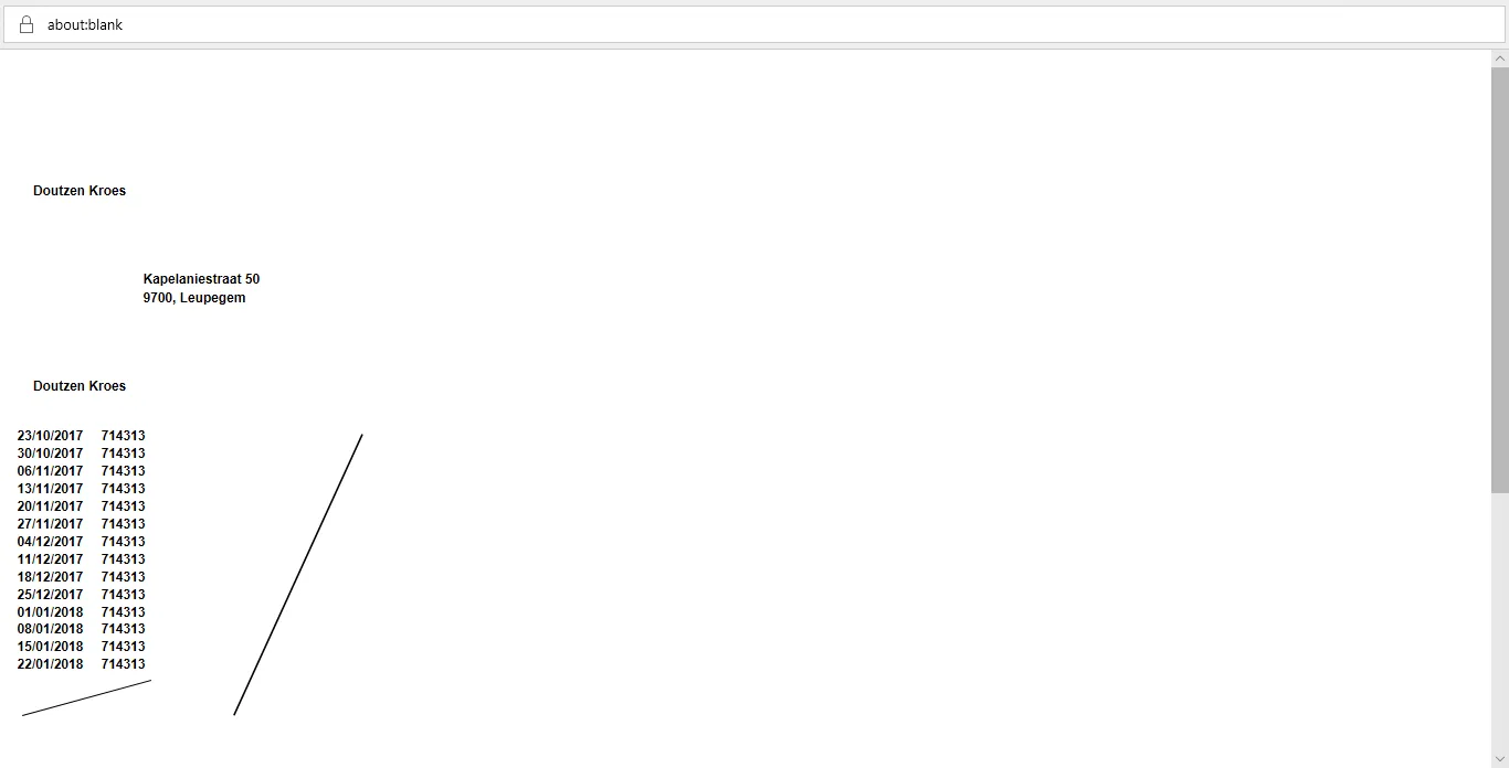 Screenshot: Edge opens a new window with the print preview.