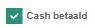 Screenshot: Does the patient pay cash ? Tick the box. The amount paid is then printed on the receipt.