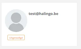 Bildschirmfoto: Die eingeladene Person erhält eine E-Mail mit einem Link, um die Einladung anzunehmen. In der…
